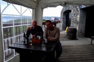 Stu and Fraser at Pub, Gigha